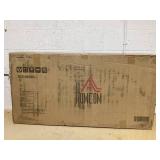 HOMCOM Convertible Flip Chair, Floor Lazy Sofa, Folding Upholstered Couch Bed with Adjustable Backrest, Metal Frame and Pillows for Living Room Bedroom, Blue