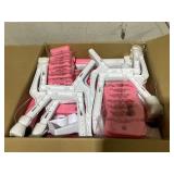 Qaba Height Adjustable 5pc Toddler Table and Chair Set with Storage Box, Easy to Wipe for 18 Months - 5 Years, Pink