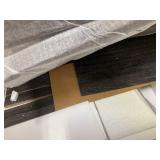 HOMCOM Mid-century Modern Coffee Table with Storage Drawer, Metal Sled Designed Legs and Wood Grain Surface for Living Room, Dark Grey