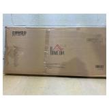 HOMCOM Narrow Hall Tree with Shoe Storage Bench, Rustic Entryway Bench with Coat Rack, Accent Coat Tree with Storage Shelves for Hallway, Mudroom, White Wood Grain