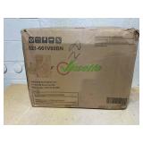 Vinsetto Executive Massage Office Chair with 6 Vibration Points, Microfiber Computer Desk Chair, Heated Reclining Chair with Footrest, Armrest, Double Padding, Brown