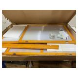 Outsunny Wooden Cold Frame Greenhouse Small Mini Planter Box, 30" L x 24" W x 44" H