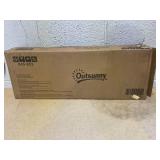 Outsunny Foldable Raised Garden Bed, Wooden Planter Box, Herb Garden Planter with Drainage Holes, for Backyard, Patio to Grow Vegetables, Herbs, and Flowers, 27.6" x 11.6" x 9.8"