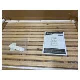 Outsunny Wall Mounted Planter with Trellis and Drainage Holes for Small Spaces, Raised Garden Bed, Natural