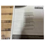 Outsunny Wall Mounted Planter with Trellis and Drainage Holes for Small Spaces, Raised Garden Bed, Natural