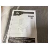 HOMCOM Farmhouse Dining Table Chairs, Set of 2 Pine Wood Kitchen Table Chairs with Slat Back for Living Room, Bedroom, Black