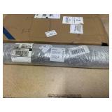 Essentials 2 ft. x 6 ft. Silver Grey Solid Contemporary Indoor/Outdoor Patio Kitchen Runner Area Rug