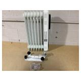 HOMCOM 24.75" Electric Space Heater, Freestanding 161 Sq. Ft. Heater with 3 Modes