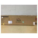 HOMCOM Hand Woven Room Divider, 4 Panel Bamboo Folding Privacy Screen