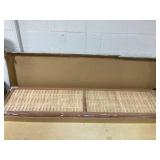 HOMCOM Hand Woven Room Divider, 4 Panel Bamboo Folding Privacy Screen