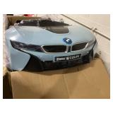 Aosom Licensed BMW I8 Coupe 6V Electric Car, Kids Ride-On Car, Battery Powered Toy with Remote Control, Old blue
