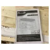 PawHut Wooden Large Hamster Cage Small Animal Exercise Play House 3 Tier with Tray