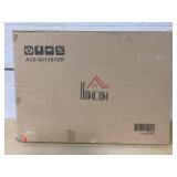 HOMCOM 23.5" x 31.5" UV-Resistant Sports Jersey Frame Display Case, Brown