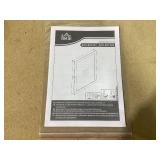 HOMCOM 23.5" x 31.5" UV-Resistant Sports Jersey Frame Display Case, Brown