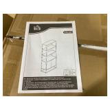 HOMCOM Bookcase with Cabinet, 3-Tiers Bookshelf for Storage