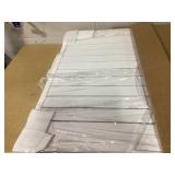 Outsunny Expandable Patio Table, White