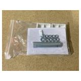 Outsunny Expandable Patio Table, White