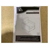 HOMCOM Convertible Sofa Lounger Chair Bed Multi-Functional Sleeper Recliner with Tufted Upholstered Fabric, Adjustable Angle Backrest, and Pillow, Grey