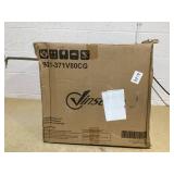 Vinsetto Mid Back Modern Home Office Chair Swivel Computer Desk Chair with Adjustable Height, Microfiber Cloth, Diamond Line Design, and Padded Armrests, Dark Gray