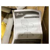 Vinsetto Mid Back Modern Home Office Chair Swivel Computer Desk Chair with Adjustable Height, Microfiber Cloth, Diamond Line Design, and Padded Armrests, Dark Gray