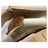 HOMCOM Bar Height Bar Stools Set of 2, Beige