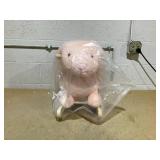 Qaba Rabbit Wooden Rocking Horse with Sound, Pink