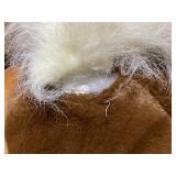 Qaba Kids Ride-on Walking Horse with Easy Rolling Wheels, Soft Huggable Body, & a Large Size for Kids 5-16 Years