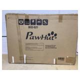 PawHut 43" Heavy Duty Dog Crate with Removable Tray, Lockable Wheels and Double Door, for Large and Extra Large Dogs, Black