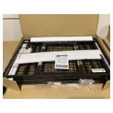 PawHut 43" Heavy Duty Dog Crate with Removable Tray, Lockable Wheels and Double Door, for Large and Extra Large Dogs, Black