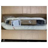 HomCom Upholstered Armless Fabric Loveseat with Button Tufted Design for Living Room