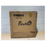 PawHut Metal Small Animal Cage 4-Tiers Rolling Big Ferret Cage with Hammock Removable Tray