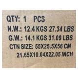 PawHut Metal Small Animal Cage 4-Tiers Rolling Big Ferret Cage with Hammock Removable Tray