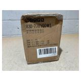 Homcom - Steel Christmas Tree Collar Ring Skirt, 26x26x11 Inch Home Decoration - White