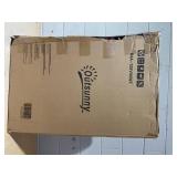 Outsunny Wooden Rocking Chair, Adirondack Rocker Chair w/ Slatted Design and Oversized Back, for Porch, and Garden, White