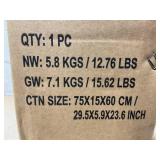 Outsunny Foldable Chaise Lounge, 3-Position Reclining Back, Portable design and Breathable Mesh for Poolside, Camping, Hiking - Cream White