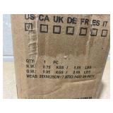 HOMCOM 6ft Christmas Inflatables Outdoor Decorations Puppy Dog Wearing a Santa Hat, Blow-Up Yard Christmas Decor with LED Lights Display