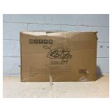 Qaba Kids Plush Toy Rocking Horse, Wooden Ride-on Chair, Plush Animal Rocker with Realistic Sounds and Moving Tail for Toddlers, Brown