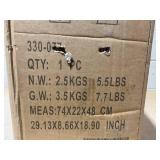 Qaba Kids Plush Toy Rocking Horse, Wooden Ride-on Chair, Plush Animal Rocker with Realistic Sounds and Moving Tail for Toddlers, Brown