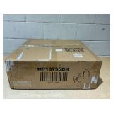 Costway 28" Black Portable Fire Pit on Wheels with Log Grate