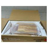 Giantex Folding 3 Tier Step Ladder, Multipurpose 3-in-1 Wood Step Stool