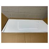 Costway Oval Coffee Table - 2-Tier Wooden Accent Table with Spacious Tabletop & Open Storage Shelf, White