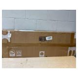 Costway Freestanding Jewelry Cabinet with Full-Length Mirror-White