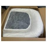 Upholstered Teddy Velvet Club Barrel Chair with Ottoman with Footrest