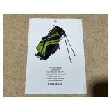 Golf Stand Cart Bag with 6-Way Divider Carry Pockets-Green