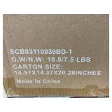 Costway 21L Large Capacity Towel Warmer with Flip-top Lid Auto Shut off Fragrance Holder White