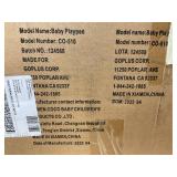 Costway Playpen with Basketball Hoop for Babies & Toddlers, Light Gray - Extra Large