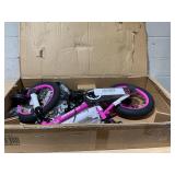 Costway 14 Inch Kids Bike Adjustable Bicycle with Front Basket for Children Aged 4-5 Years Old