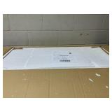 Costway 39 in. Brown Low Back Wood Bar Stools Counter Height Chairs with PU Leather Seat Black (Set of 2)