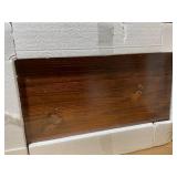 Gymax 54 Quart Rolling Wooden Patio Cooler Cart w/ 2 Drop Leaf Tables Bottle Opener