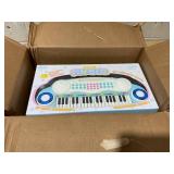 Costway 37-Key Toy Keyboard Piano Electronic Musical Instrument Blue